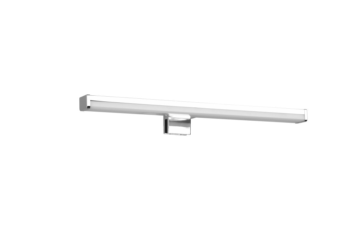 Lino 40cm Chrom badeværelseslampe Fra Trio Lighting - Den har IP44-beskyttelse, hvilket g&oslash;r den perfekt til badev&aelig;relser, og det slanke design med kromfinish passer ind i mange indretninger.