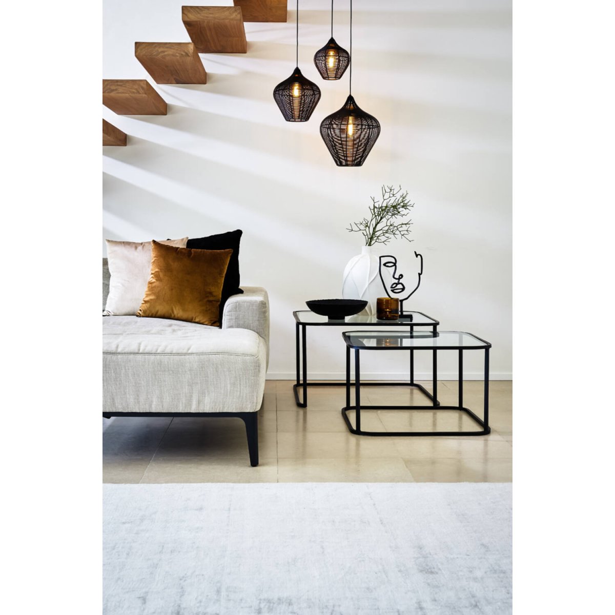 Alvaro Ø36 Sort loftslampe Fra Light & Living - 