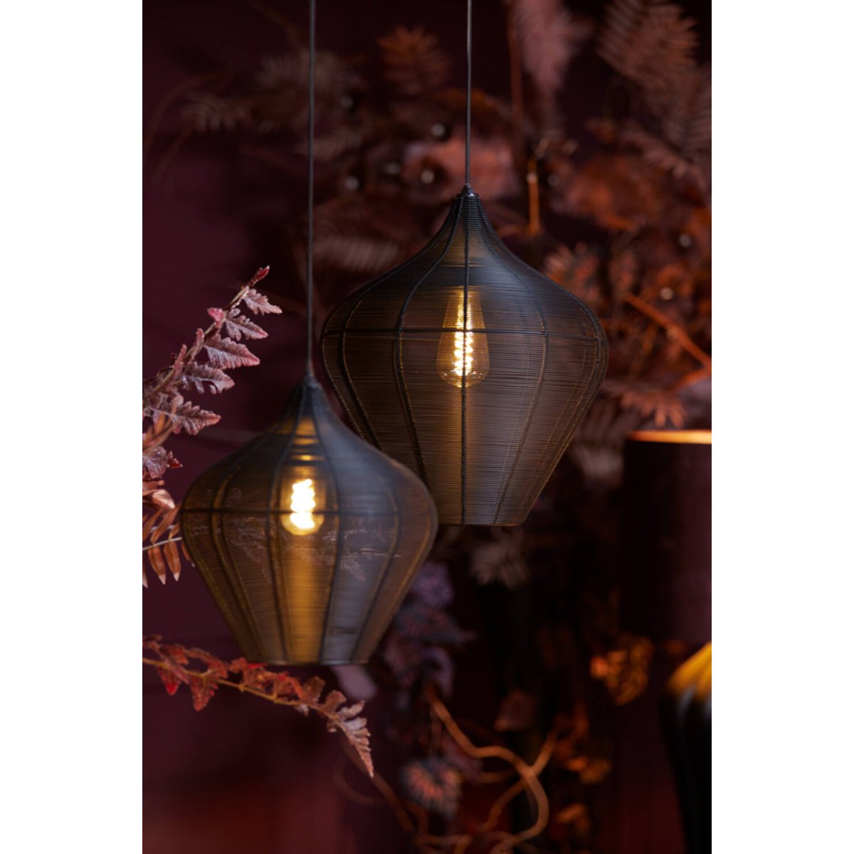 Alvaro Ø36 Sort loftslampe Fra Light & Living - 