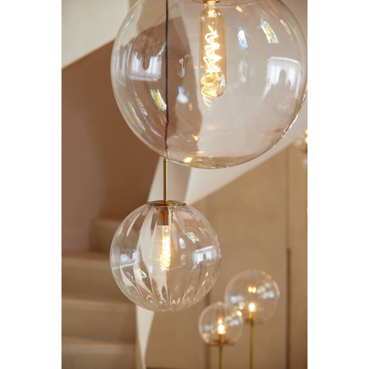 Magdala Ø30 Gennemsigtig loftslampe Fra Light & Living - 