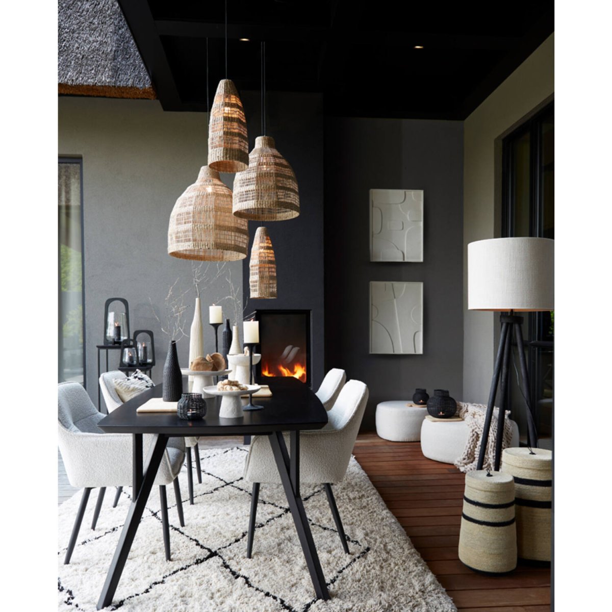 Sagar Ø50 Natur loftslampe Fra Light & Living - 