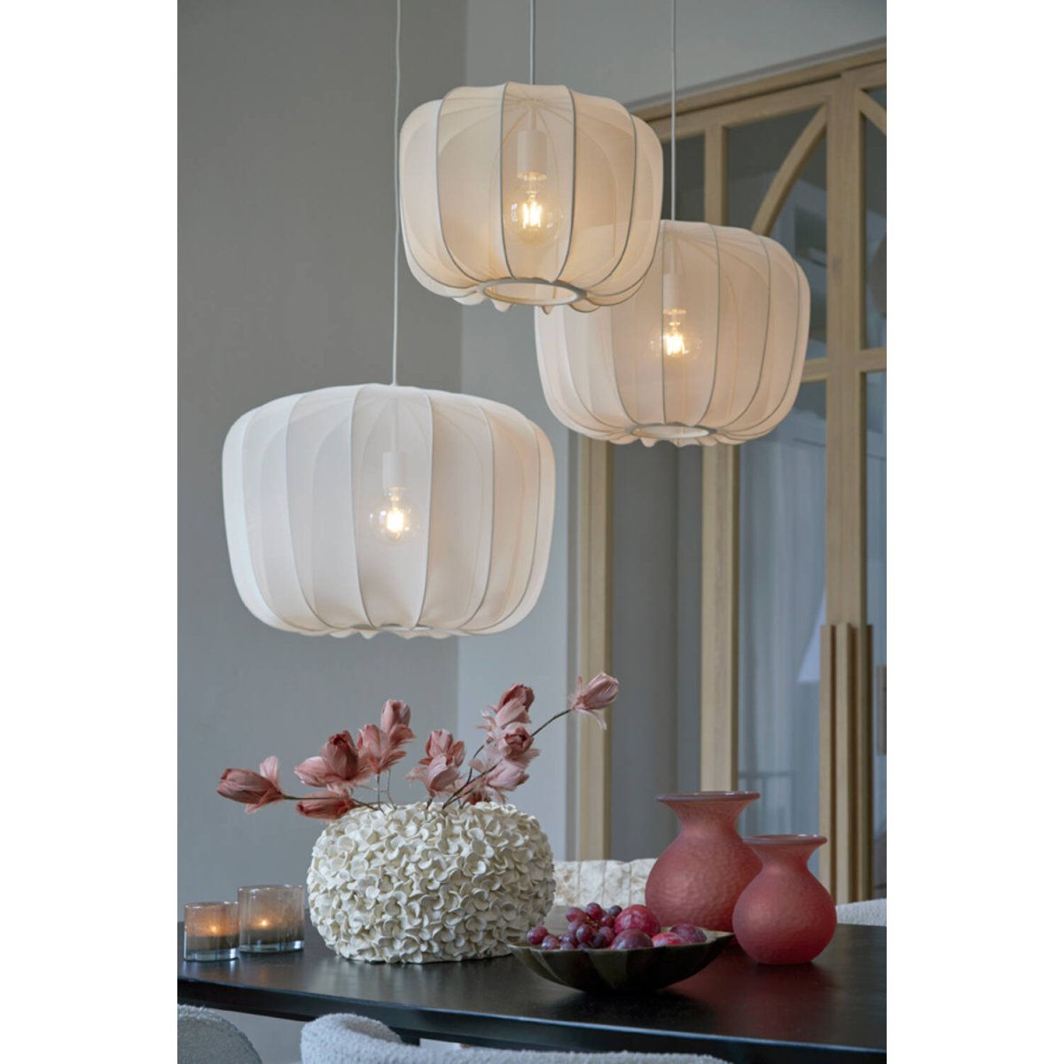 Plumeria Ø40 Sand loftslampe Fra Light & Living - 