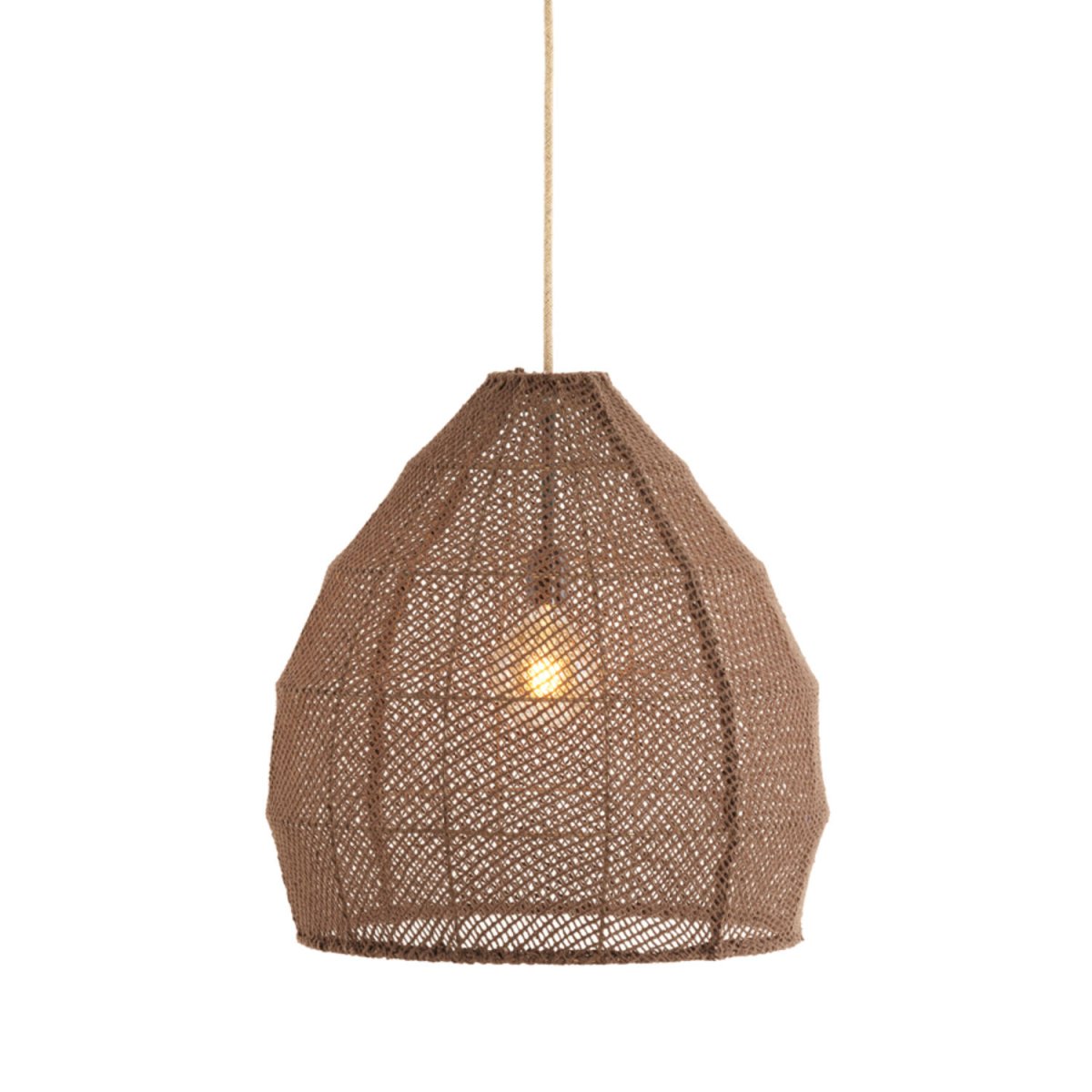 Makassar Ø50 Brun loftslampe Fra Light & Living - 