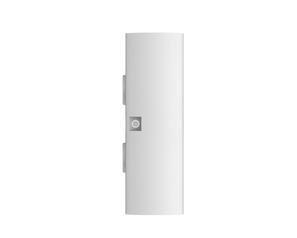Illusion plan II Hvid udendørslampe Fra Westal - Drivenheden er integreret i armaturet, og bagsiden har to ind- og udgange og hurtig tilslutningsterminal for nem installation.