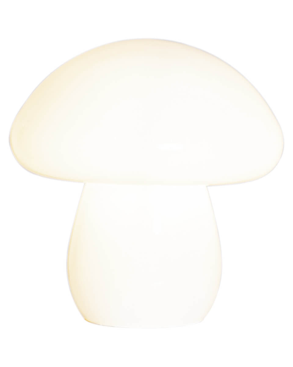 Mira Mushroom 30cm Hvid bordlampe Fra By Rydéns - Lampen er ikke kun en funktionel lyskilde, men ogs&aring; en kunstnerisk detalje, der fremh&aelig;ver dit interi&oslash;r med sit naturinspirerede design og h&aring;ndlavede kvalitet.