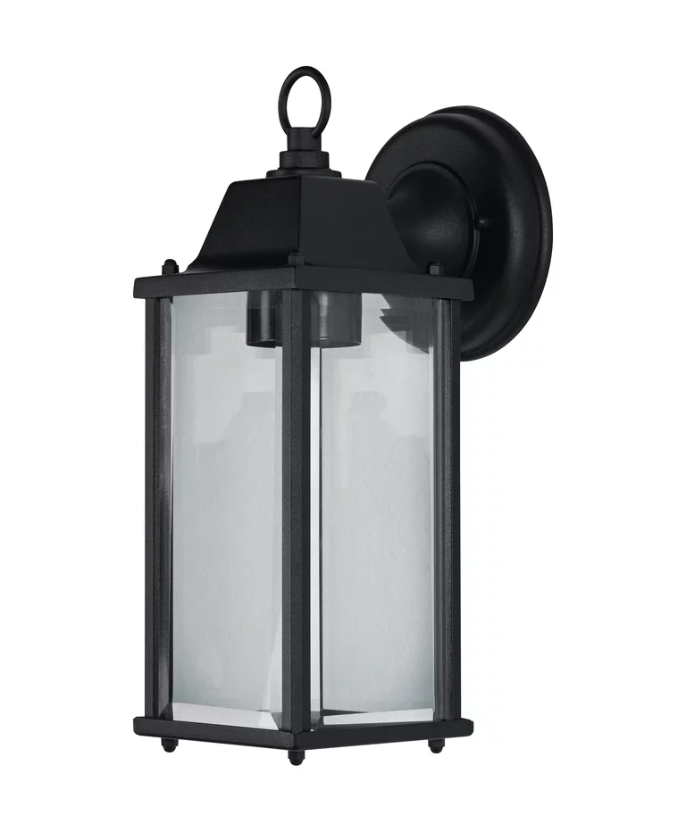 Lantern Square M Sort udendørslampe Fra Ledvance - Lantern Square er en stilren v&aelig;glampe i klassisk lanternedesign, der giver en tidl&oslash;s og elegant f&oslash;lelse til facader, entr&eacute;er og terrasser.