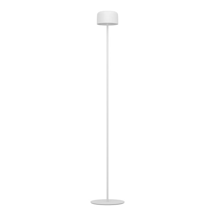 Roccanova 120cm Hvid solcellelampe Fra Eglo - Roccanova er en stilfuld, solcelledrevet gulvlampe, der kombinerer form og funktion til både indendørs og udendørs brug.