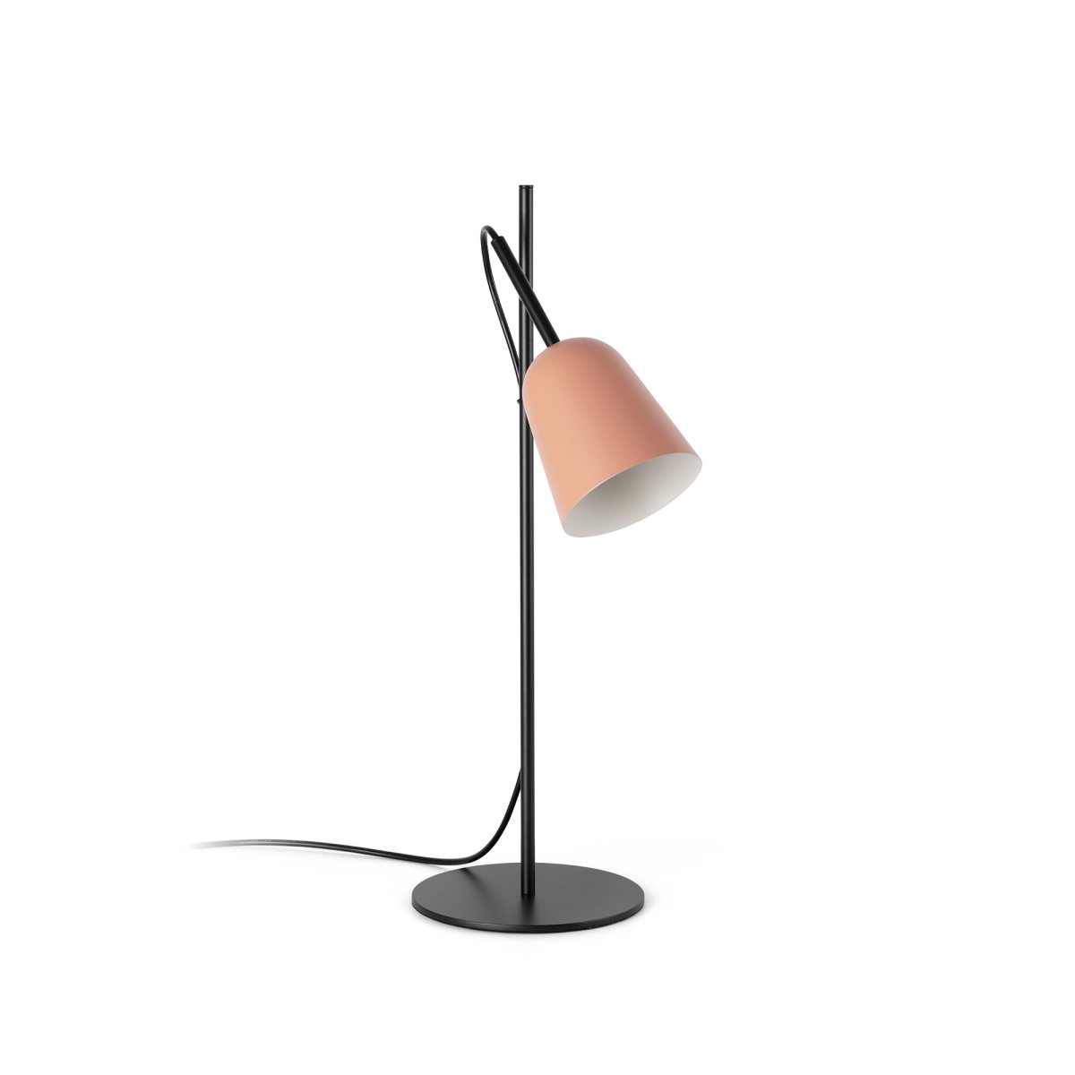 Studio 55cm Lyserød skrivebordslampe Fra Faro Barcelona - Studio er en elegant bordlampe designet af Nahtrang - inspireret af ikonisk design fra 1950'erne, fortolket med moderne enkelhed.
