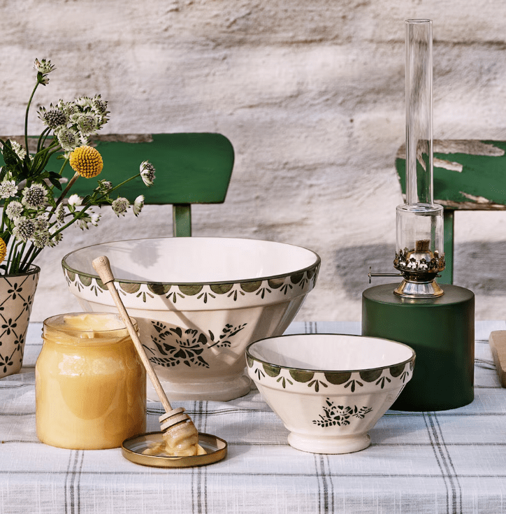 Kerosene Lamp Straight Big Grøn Fra Strömshaga - Passer med v&aelig;ge artikelnummer 116210 og br&aelig;ndere med artikelnummer 121810G.