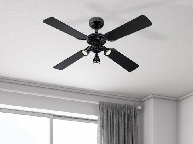 Princess Euro Ø105 Mørkegrå Fra Westinghouse - Ventilatoren har en omvendt funktion, der giver komfort hele vejen rundt: om sommeren kan ventilatoren køres mod uret for at give kølighed, og om vinteren med uret for at cirkulere varm luft og eliminere koldt træk.