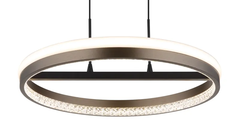 Della Ø40 Grå loftslampe Fra Globo Lighting - Perfekt f&ouml;r vardagsrum och matsalar, d&auml;r den skapar en inbjudande atmosf&auml;r och en modern touch.