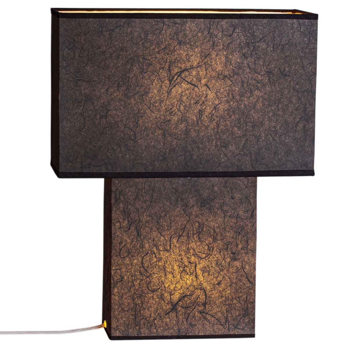 iSquare 50cm Sort bordlampe Fra By Rydéns - Lad iSquare blive en tilf&oslash;jelse til din boligindretning, perfekt til at skabe en harmonisk atmosf&aelig;re med et strejf af japansk elegance.