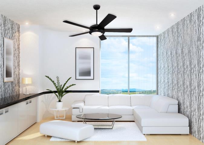 Comet Ø132 Sort Fra Westinghouse - Flyvningen har tre hastighedsniveauer og en bakfunktion, som gør den ideel til både; sommeren til kølighed og p&aring; om vinteren for at cirkulere varm luft.