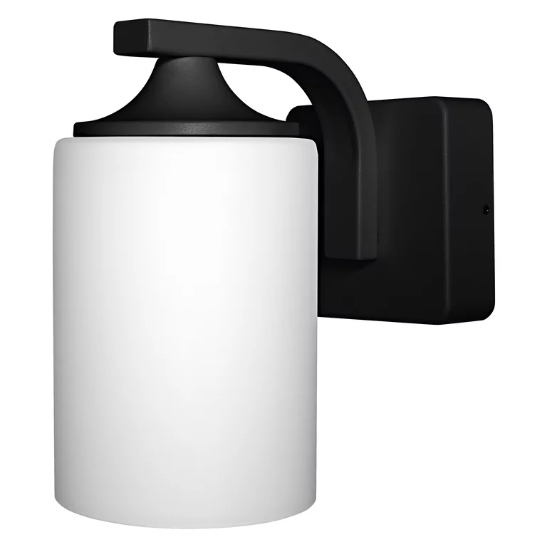Lantern Cylinder Sort udendørslampe Fra Ledvance - Med sin IP43-klassificering er den beskyttet mod vejret og er fremragende til indgange, facader og terrasser.