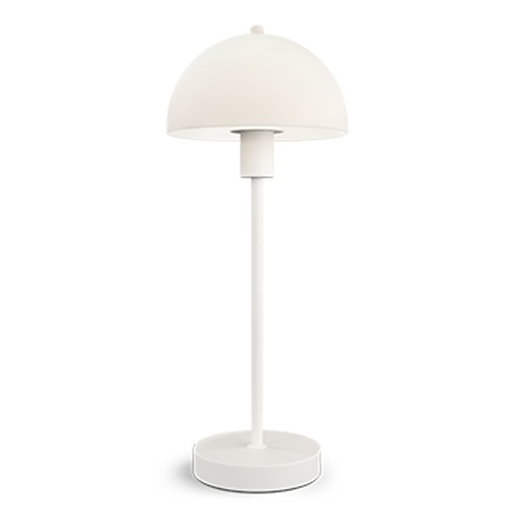 Vienda 48cm Hvid bordlampe Fra Herstal - Vienda bordlampe med sit klassiske og elegante design gør, at lampen kan bruges i hjemmet i mange år.