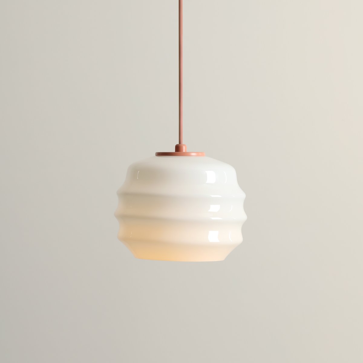 Puff Ø16 Koral loftslampe Fra Artera - Puff spreder et blødt og behageligt lys, der bidrager til en hyggelig atmosfære.