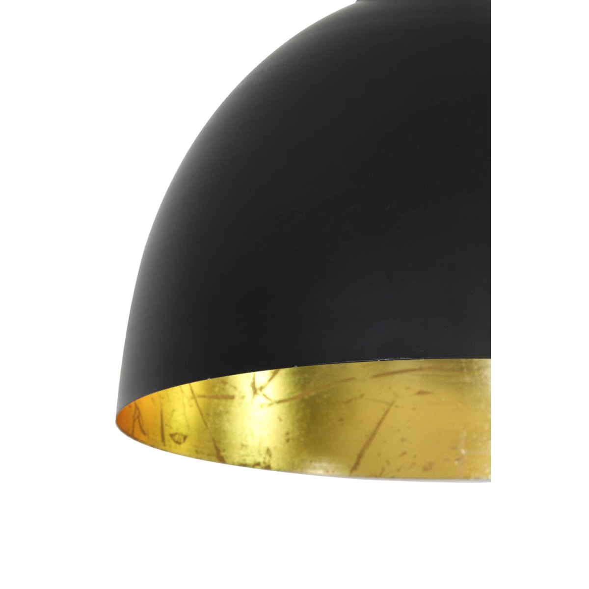 Kylie Ø45 Sort/guld loftslampe Fra Light & Living - 
