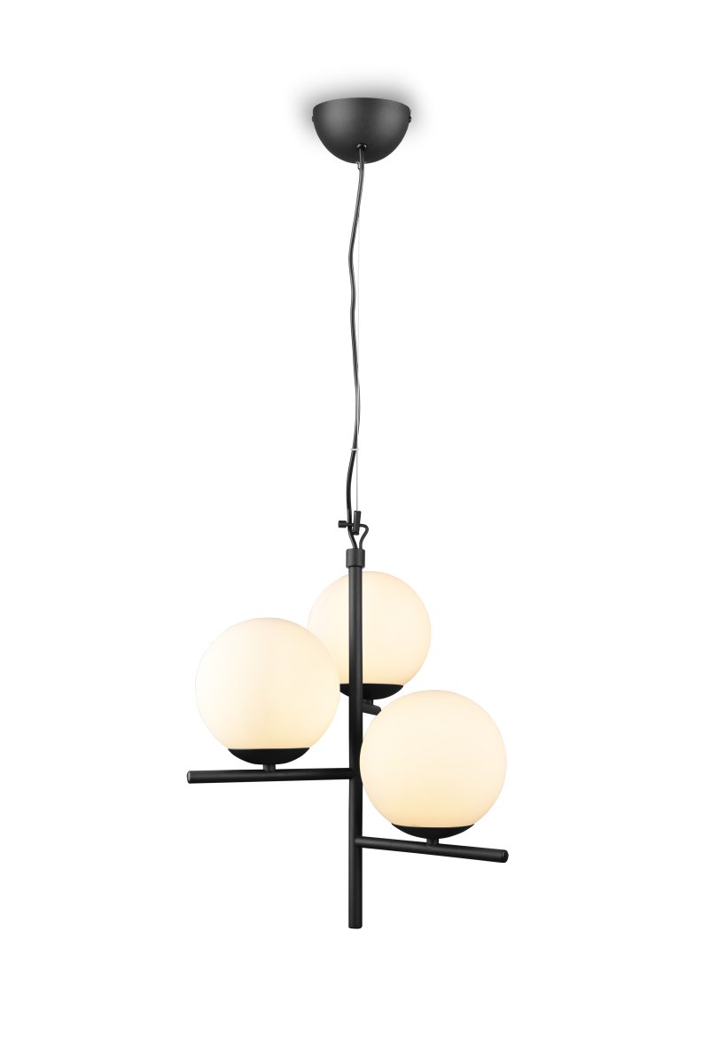 Pure Ø40 Sort loftslampe Fra Trio Lighting - Den er perfekt til at oplyse spisebordet og til at understrege din personlige stil.