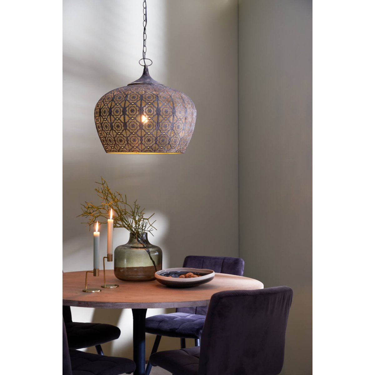 Emine Ø52 Bronze loftslampe Fra Light & Living - 
