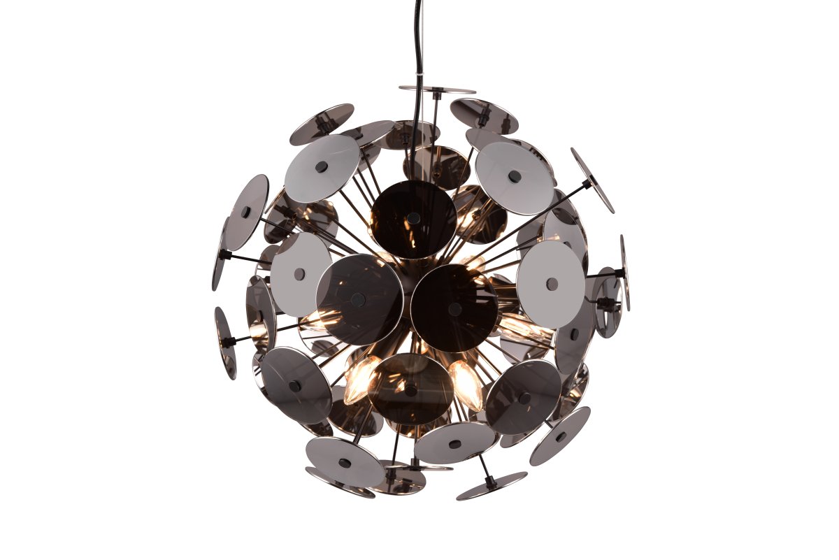 Discalgo Ø54 Sort loftslampe Fra Trio Lighting - Med lidt fantasi kan lampen minde om en mælkebøtte og passer derfor perfekt ind i en kreativ indretningsstil.