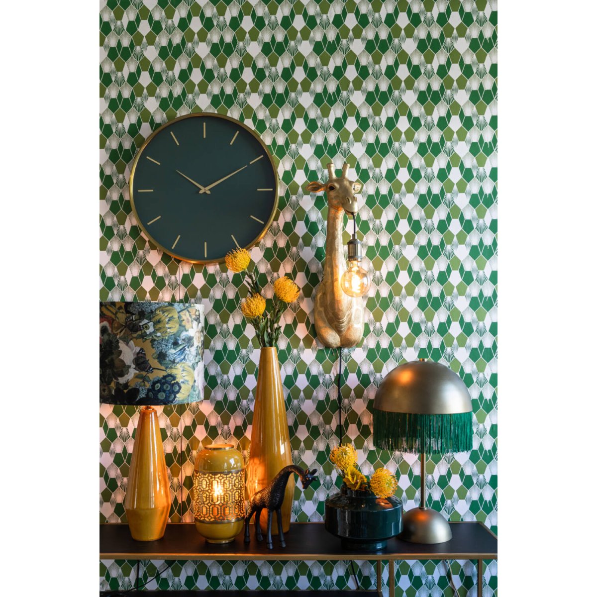 Giraffe 60cm Guld væglampe Fra Light & Living - 