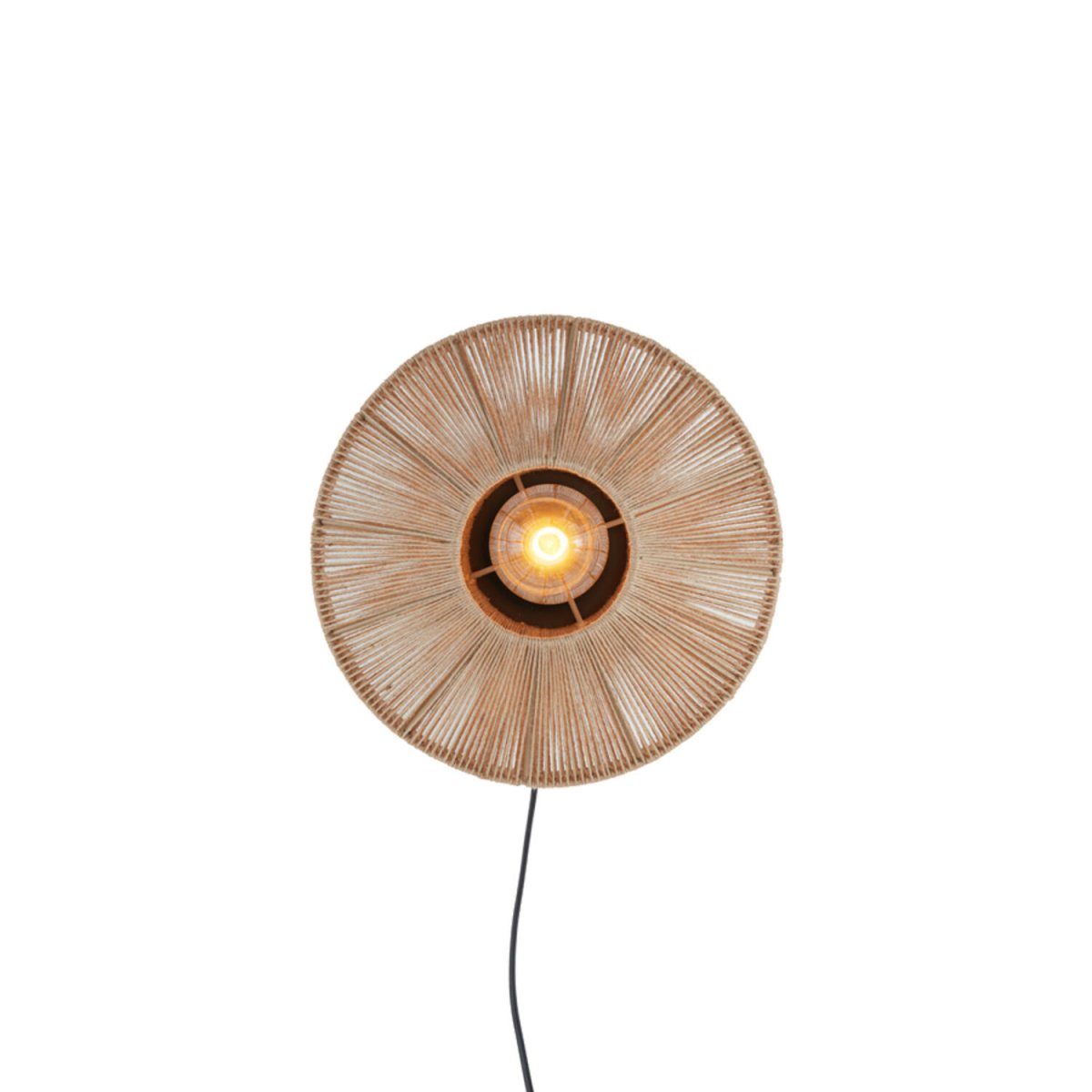 Lyra Ø30 Natur væglampe Fra Light & Living - 