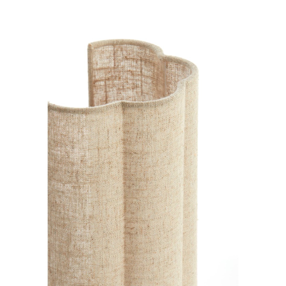 Fringe 30cm Beige væglampe Fra Light & Living - Fringe er en stilfuld væglampe med en skærm i naturfarvet hør.