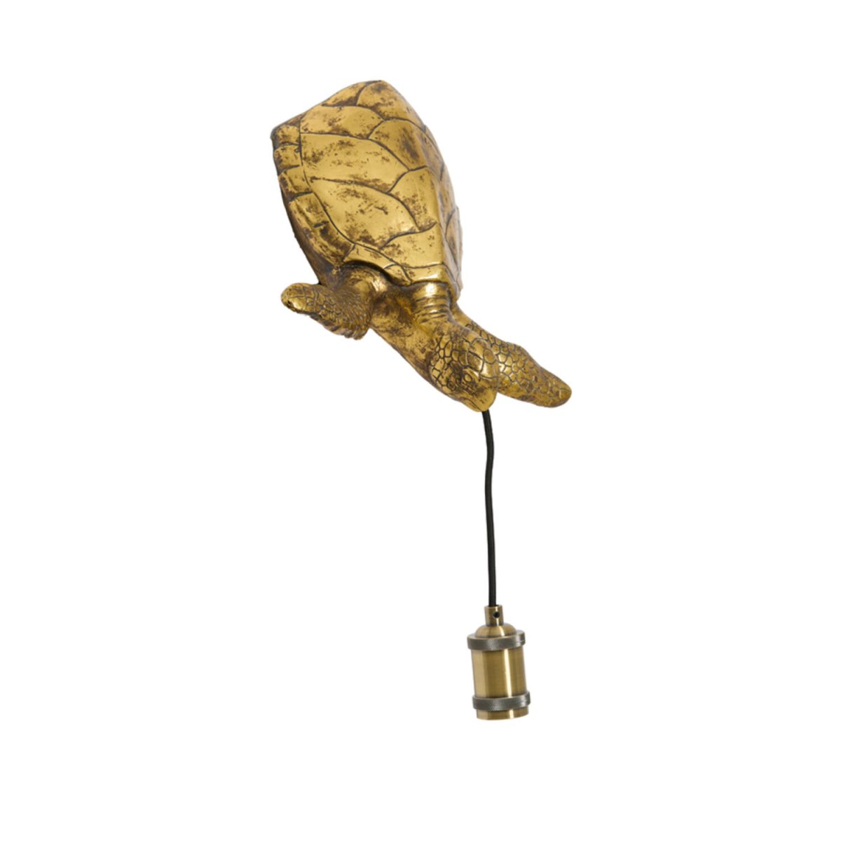 Turtle 20cm Bronze væglampe Fra Light & Living - 