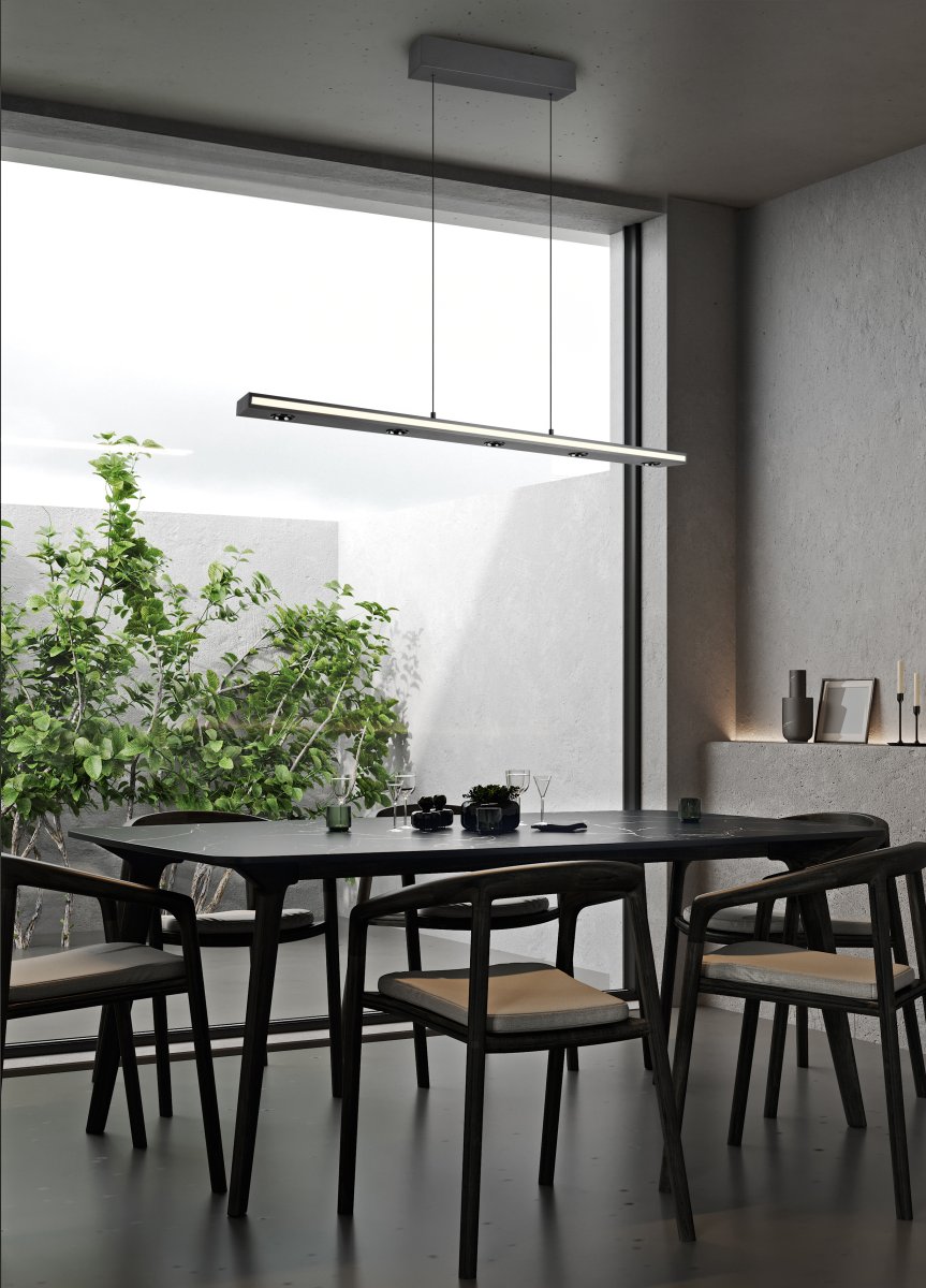 Graham 110cm Sort loftslampe Fra Trio Lighting - 