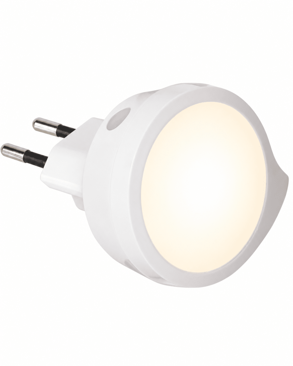Natlampe Sensor LED Hvid børnelampe Fra Star Trading - En praktisk natlampe, der giver et blødt og behageligt lys på 4 lumen.