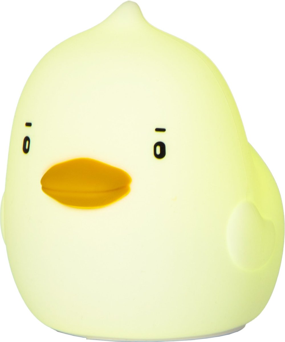 Duck Hvid børnelampe Fra Star Trading - Lampen har en touch-funktion, og med et let tryk kan du dække den til, slukke den eller skifte mellem forskellige smukke farver.