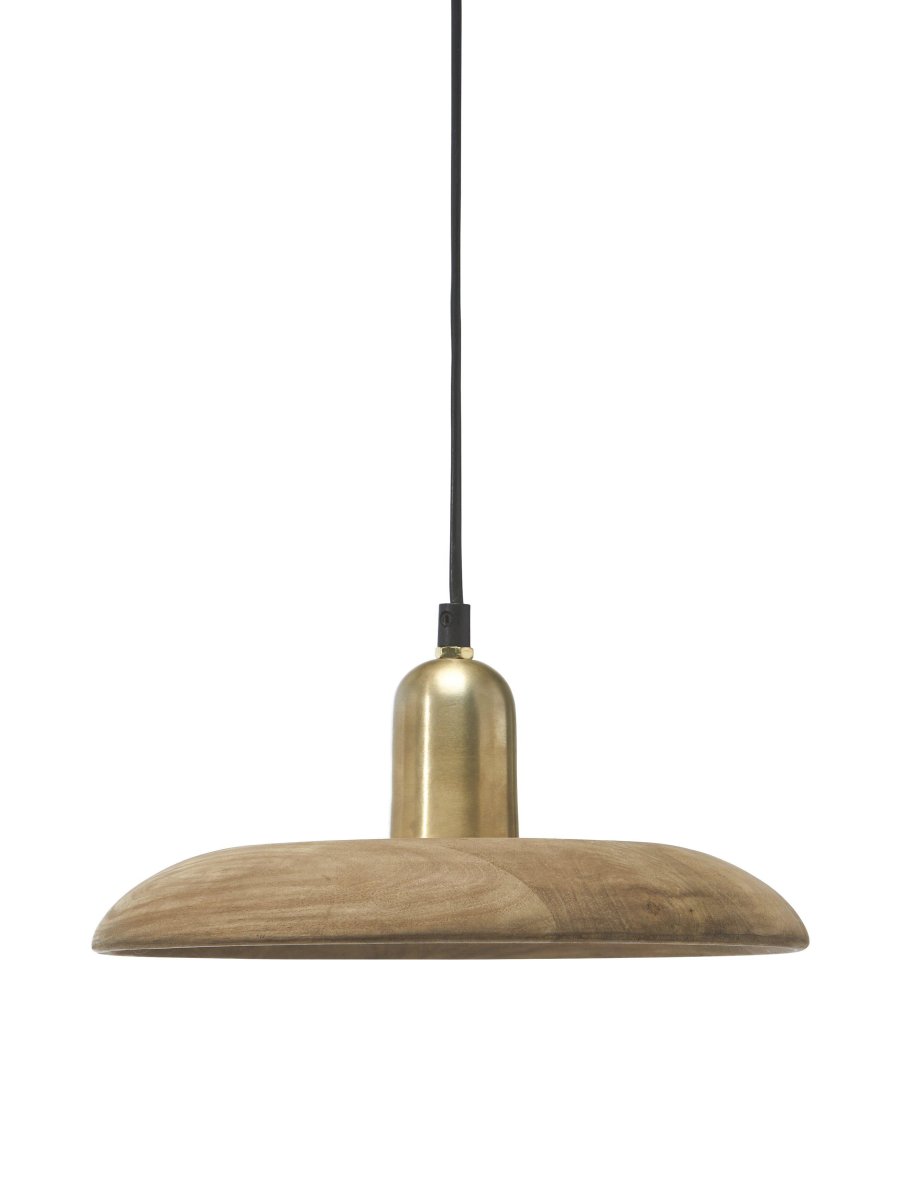 Bliss Ø28 Natur vindueslampe Fra PR Home - Bliss loft-/vindueslampe i mangotr&aelig;; og metal.