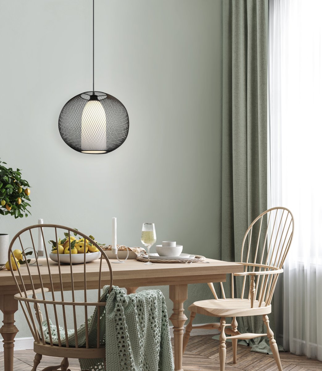 Filo Ø40 Sort loftslampe Fra Trio Lighting - 