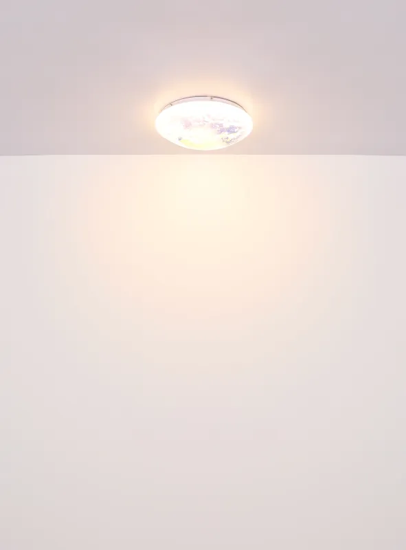 Gaia Ø35 Hvid børnelampe Fra Globo Lighting - Ett utm&auml;rkt val f&ouml;r vardagsrum, kontor eller barnrum och fungerar b&aring;de som en funktionell ljusk&auml;lla och en dekorativ inredningsdetalj.