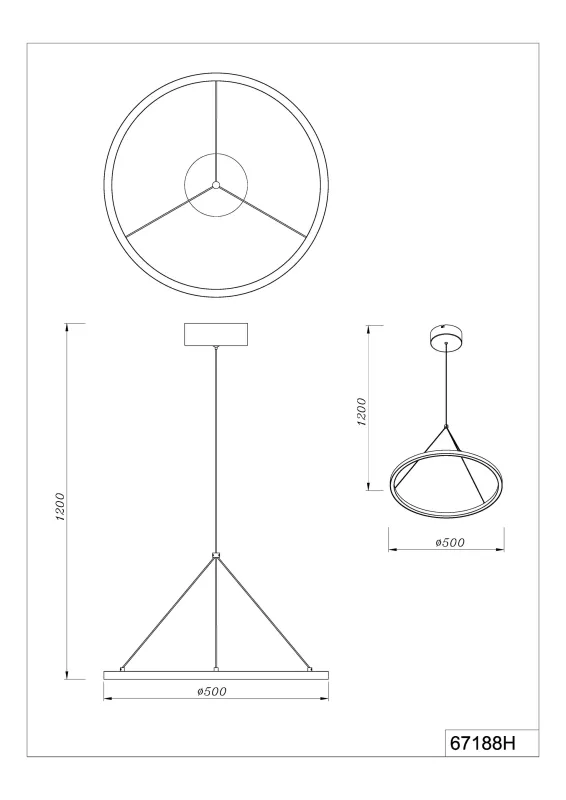 Grenvix Ø50 Sort loftslampe Fra Globo Lighting - Grenvix &auml;r en unik och stilfull takpendel som utm&auml;rker sig med sin runda form och distinkta ringdesign.