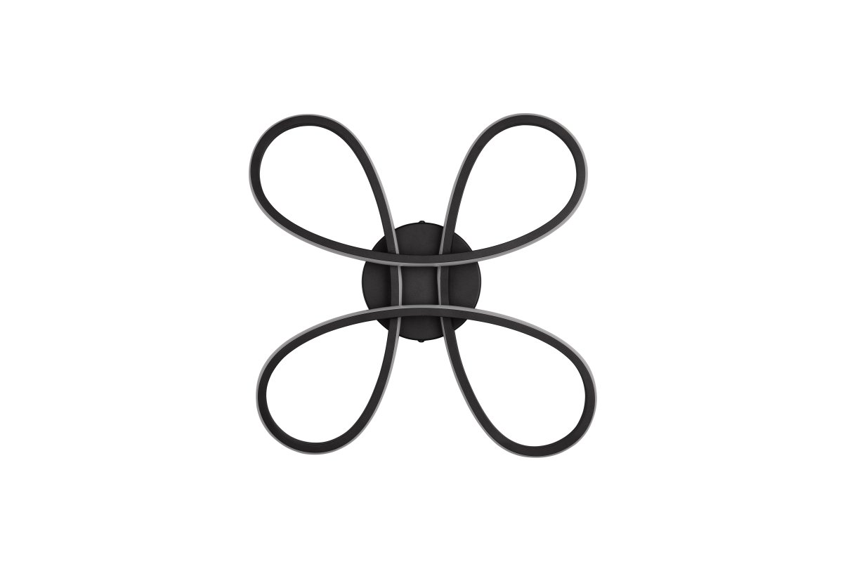 Fly 40cm Sort plafond Fra Trio Lighting - 