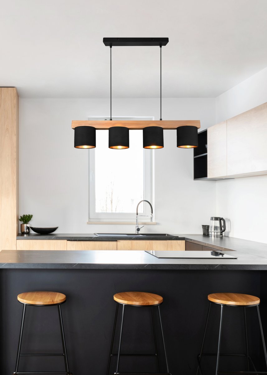 Cameron 75cm Sort loftslampe Fra Trio Lighting - 