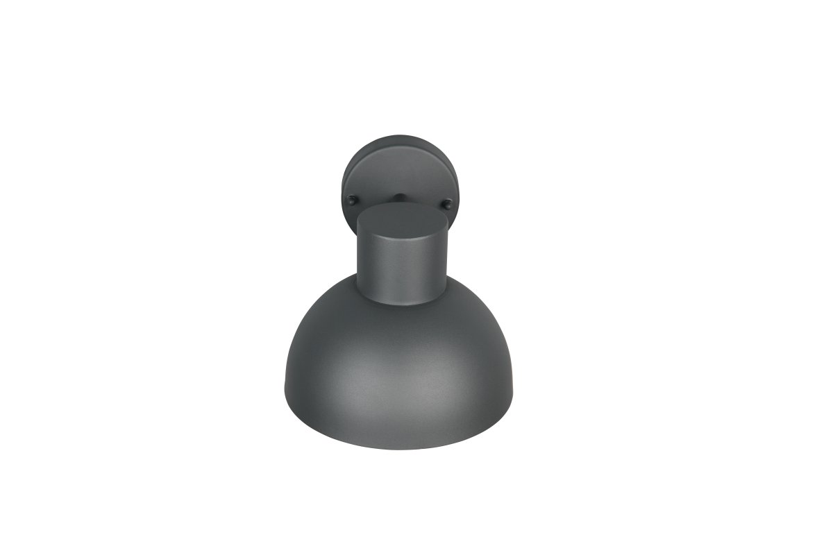 Elbe 20cm Antracit udendørslampe Fra Trio Lighting - Med en IP44-klassificering er den modstandsdygtig over for regn og fugt og spreder et blødt, nedadrettet lys, der skaber en sikker og behagelig indgang.