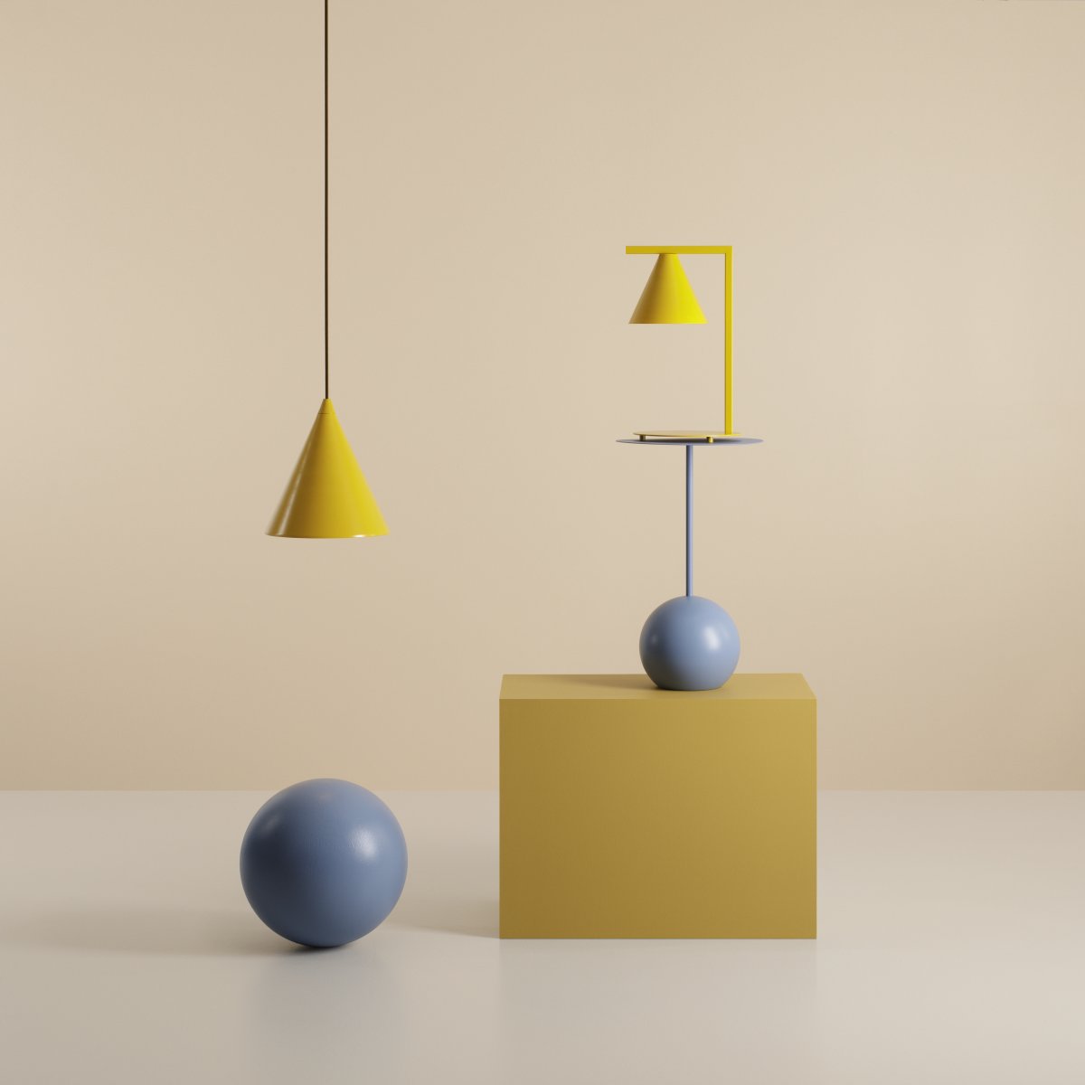 Form Ø24 Sennep loftslampe Fra Artera - Denne minimalistiske pendel med sin elegante kegleformede skærm i en sennepsgul tone er det perfekte valg for dig, der ønsker et stilfuldt og moderne udtryk i dit hjem.