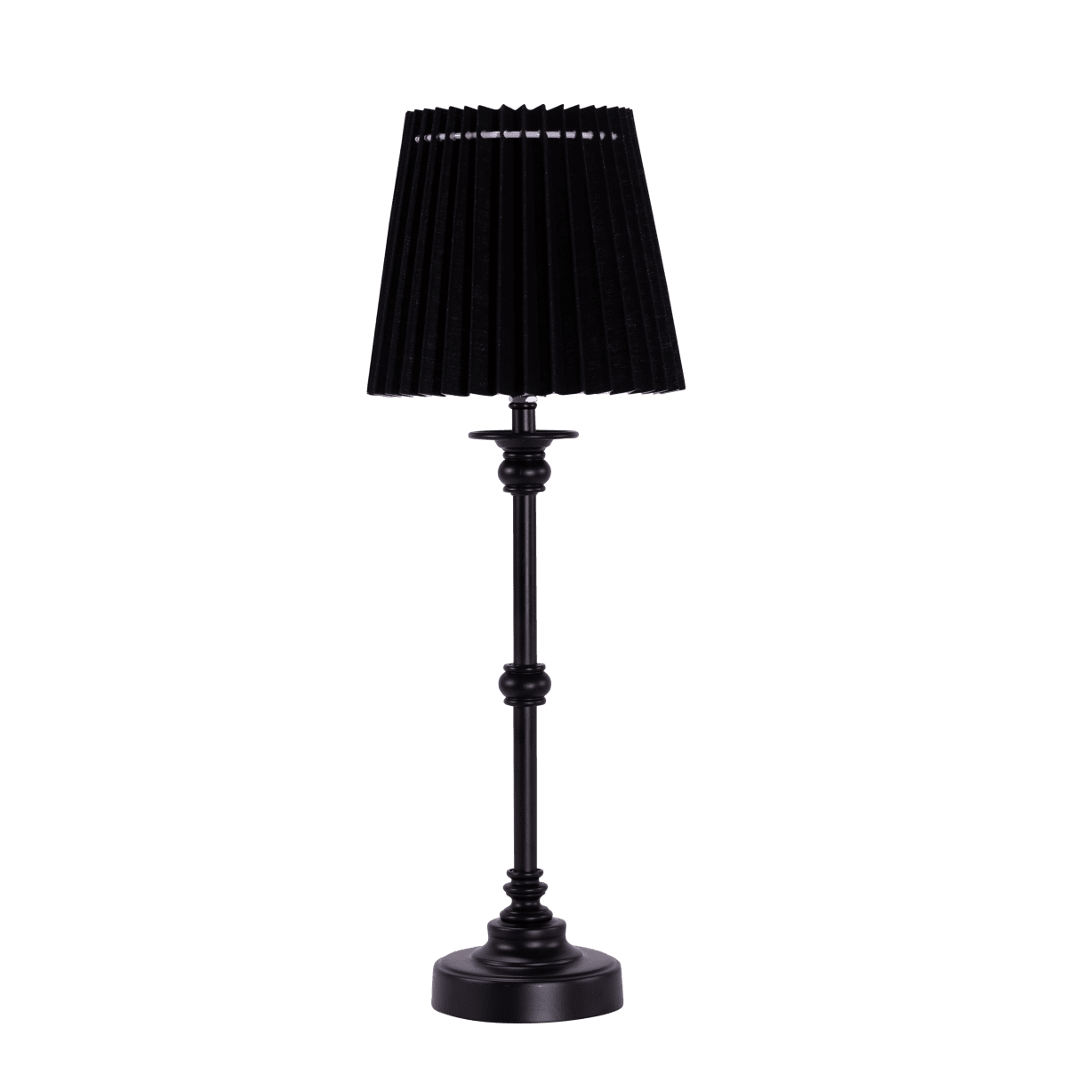 Axel 48cm Sort bordlampe Fra Pixie Design - Axel bordlampe har en elegant base i sort finish, der giver en sofistikeret følelse til rummet.