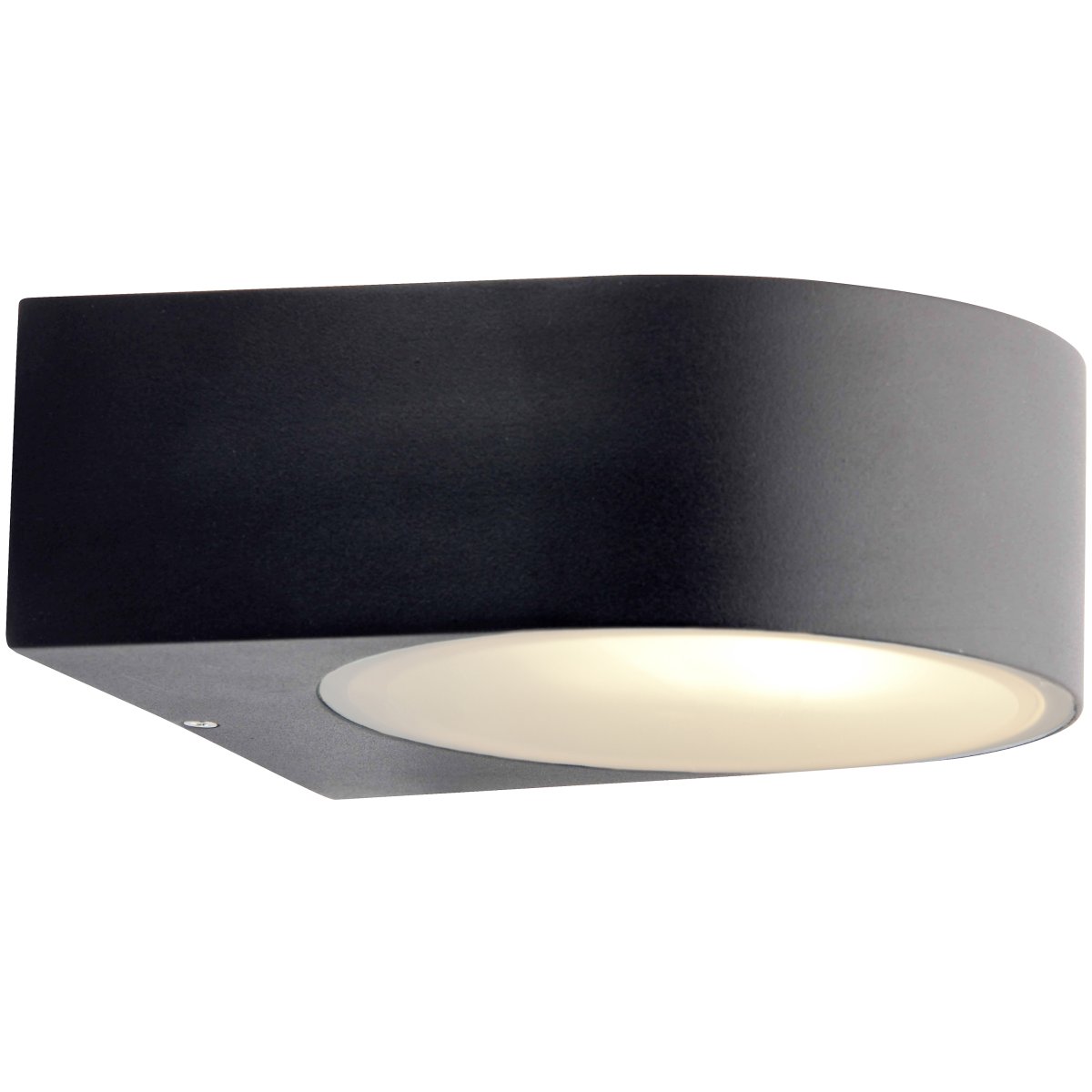 Tyler Sort udendørslampe Fra Brilliant - Tyler væglampen til udendørs brug er designet til at skabe dekorativ belysning og forvandle enhver husvæg til en elegant lysinstallation.