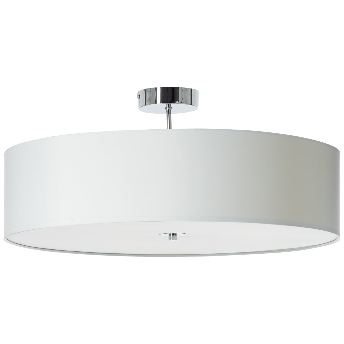 Andria Ø60 Hvid plafond Fra Brilliant - Med en diameter på 60 cm er lampen perfekt til at lyse større rum op.