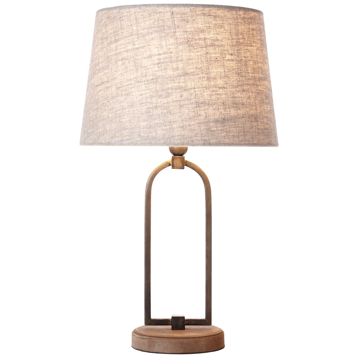 Sora 50cm Beige bordlampe Fra Brilliant - Lampen er udstyret med en ledningskontakt for nem håndtering, og tilslutningskablet er cirka 1,8 meter langt.