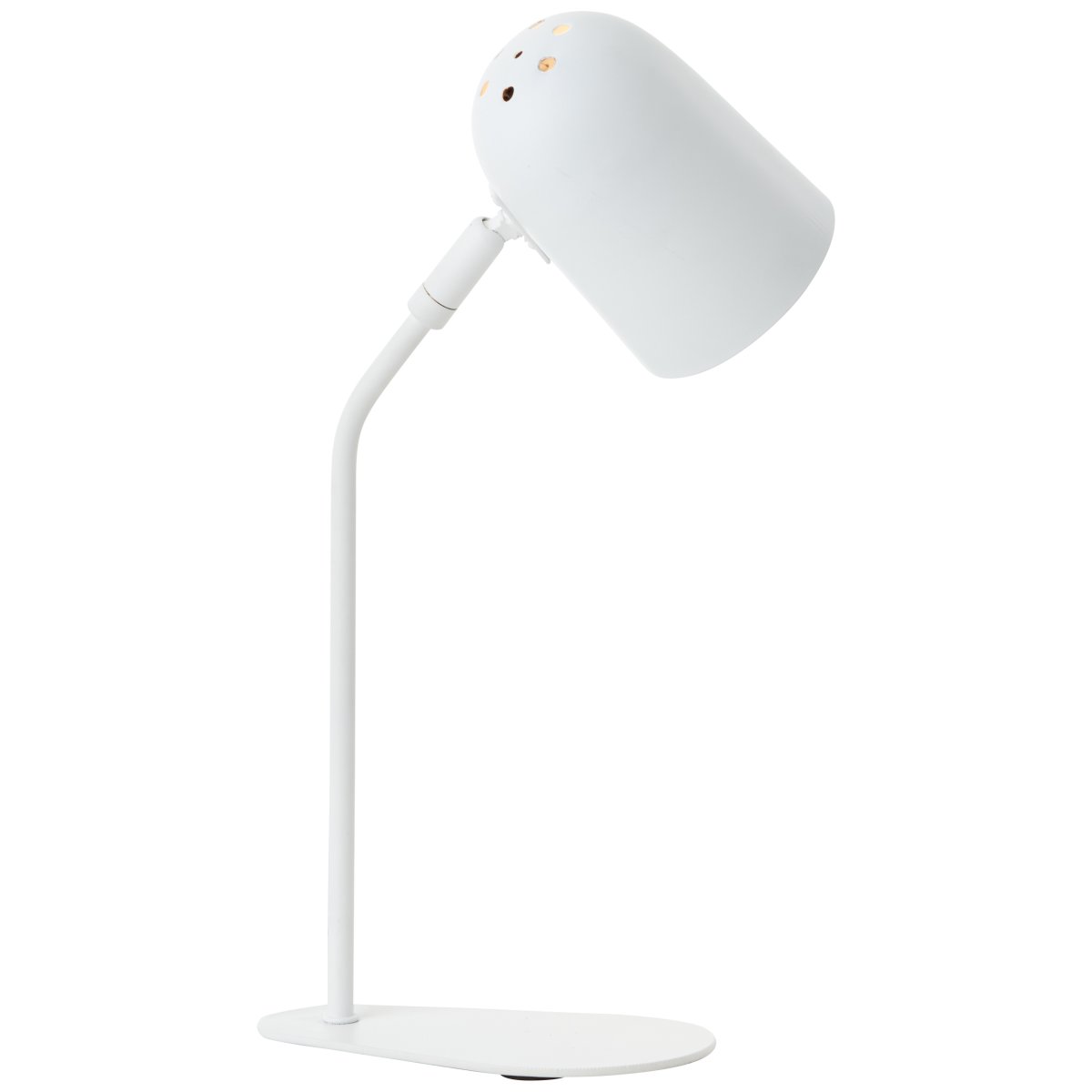 Tong 38cm Mat hvid skrivebordslampe Fra Brilliant - Tong bordlampe giver et behageligt lys til arbejde, l&aelig;sning eller som dekorativ belysning i ethvert rum.