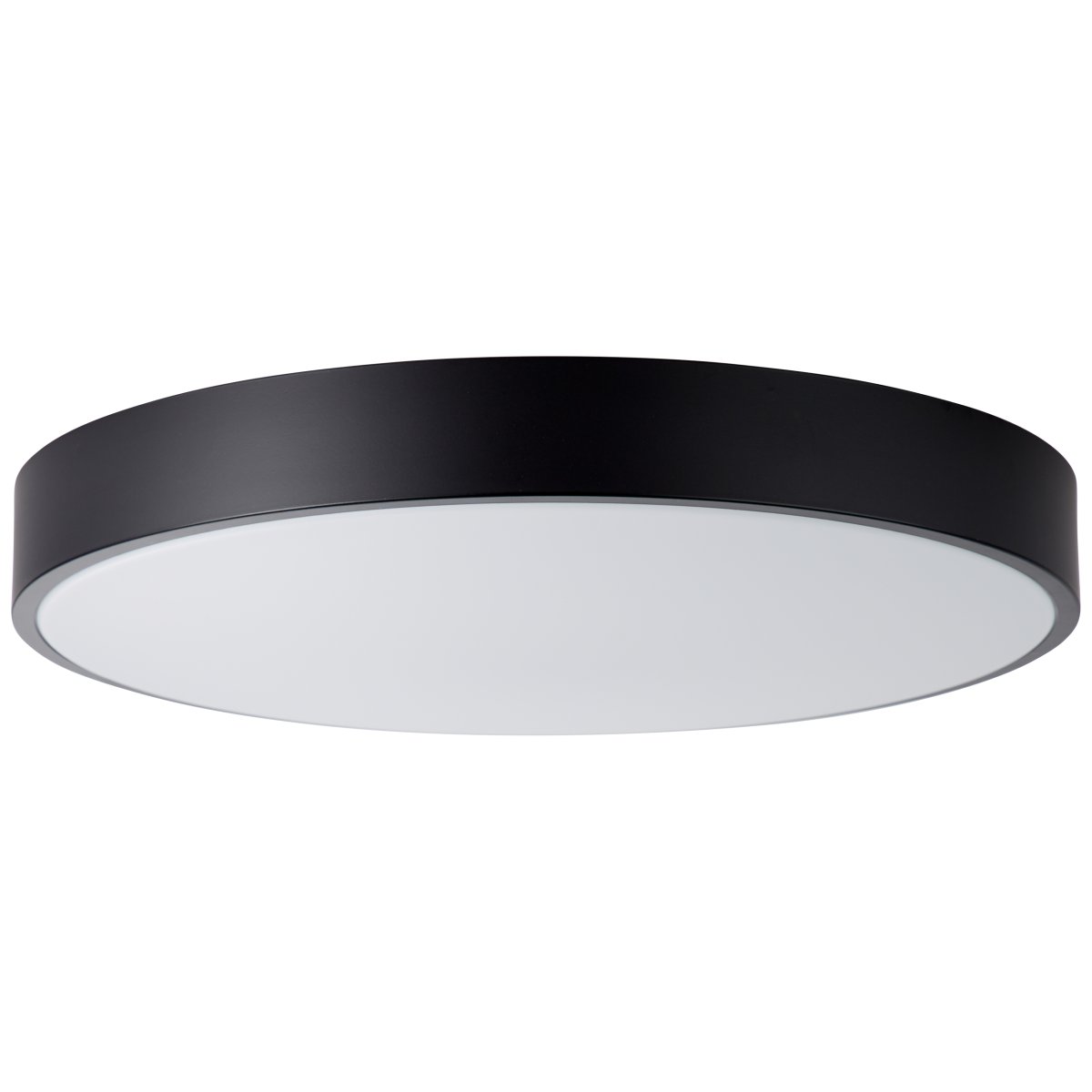 Slimline Ø50 Sort plafond Fra Brilliant - Lampen har desuden natlysfunktion og timer, som g&oslash;r den praktisk i rum, hvor der er behov for orienteringslys om natten.