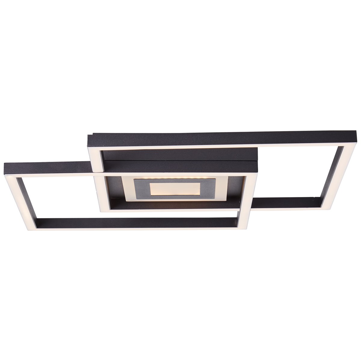 Metis 40cm Sort plafond Fra Brilliant - Den moderne loftslampe Metis er den perfekte løsning til at forsyne et rum med central og effektiv belysning.