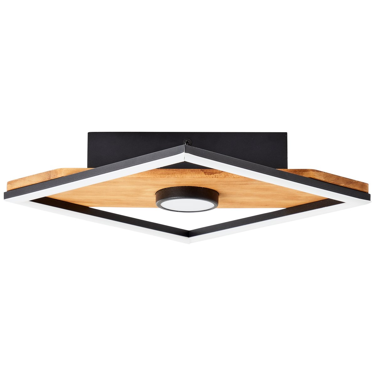 Woodbridge 25cm Træ plafond Fra Brilliant - Tr&aelig;komponenterne er FSC-certificerede, hvilket betyder, at de kommer fra b&aelig;redygtigt forvaltede skove, hvor milj&oslash;beskyttelse og sikre arbejdsforhold er prioriteret.