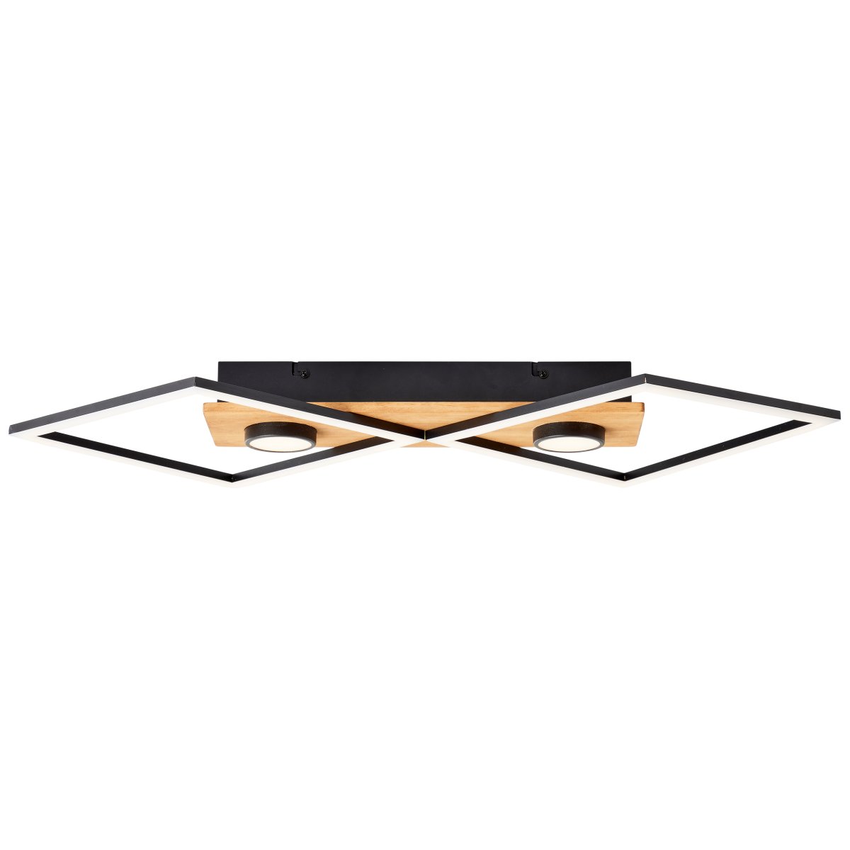 Woodbridge 70cm Træ plafond Fra Brilliant - Kombinationen af tr&aelig; og moderne teknologi skaber en unik balance mellem natur og funktion.
