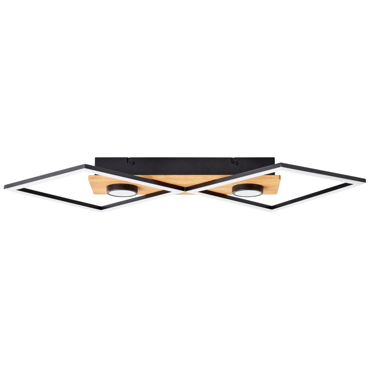 Woodbridge 70cm Træ plafond Fra Brilliant - Kombinationen af tr&aelig; og moderne teknologi skaber en unik balance mellem natur og funktion.