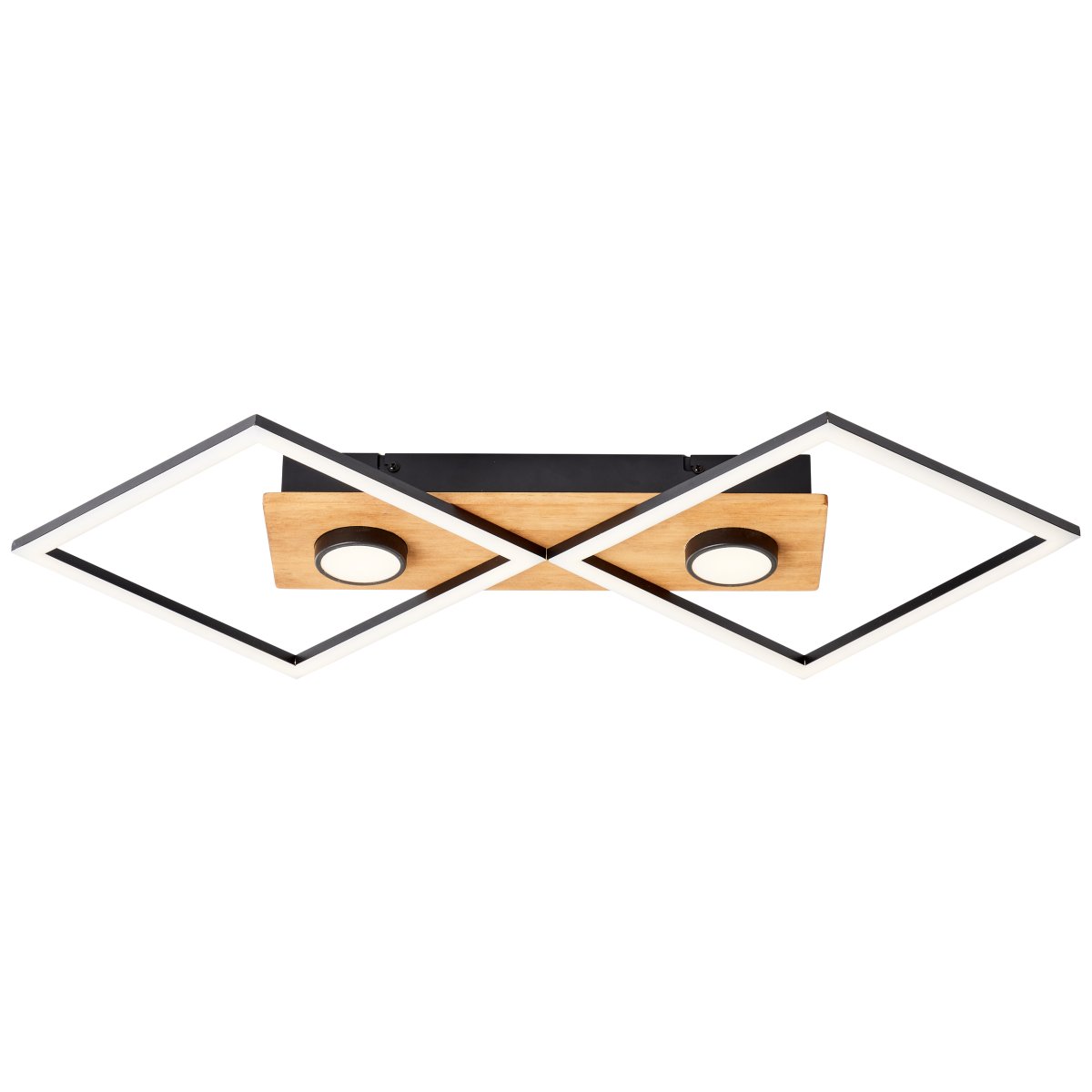 Woodbridge 70cm Træ plafond Fra Brilliant - Kombinationen af tr&aelig; og moderne teknologi skaber en unik balance mellem natur og funktion.